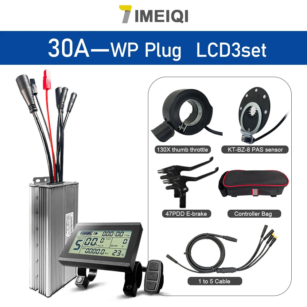 36V/48V 30A Electric Bicycle Tricycle E-Scooter Controller for 1000W Hub Motor
