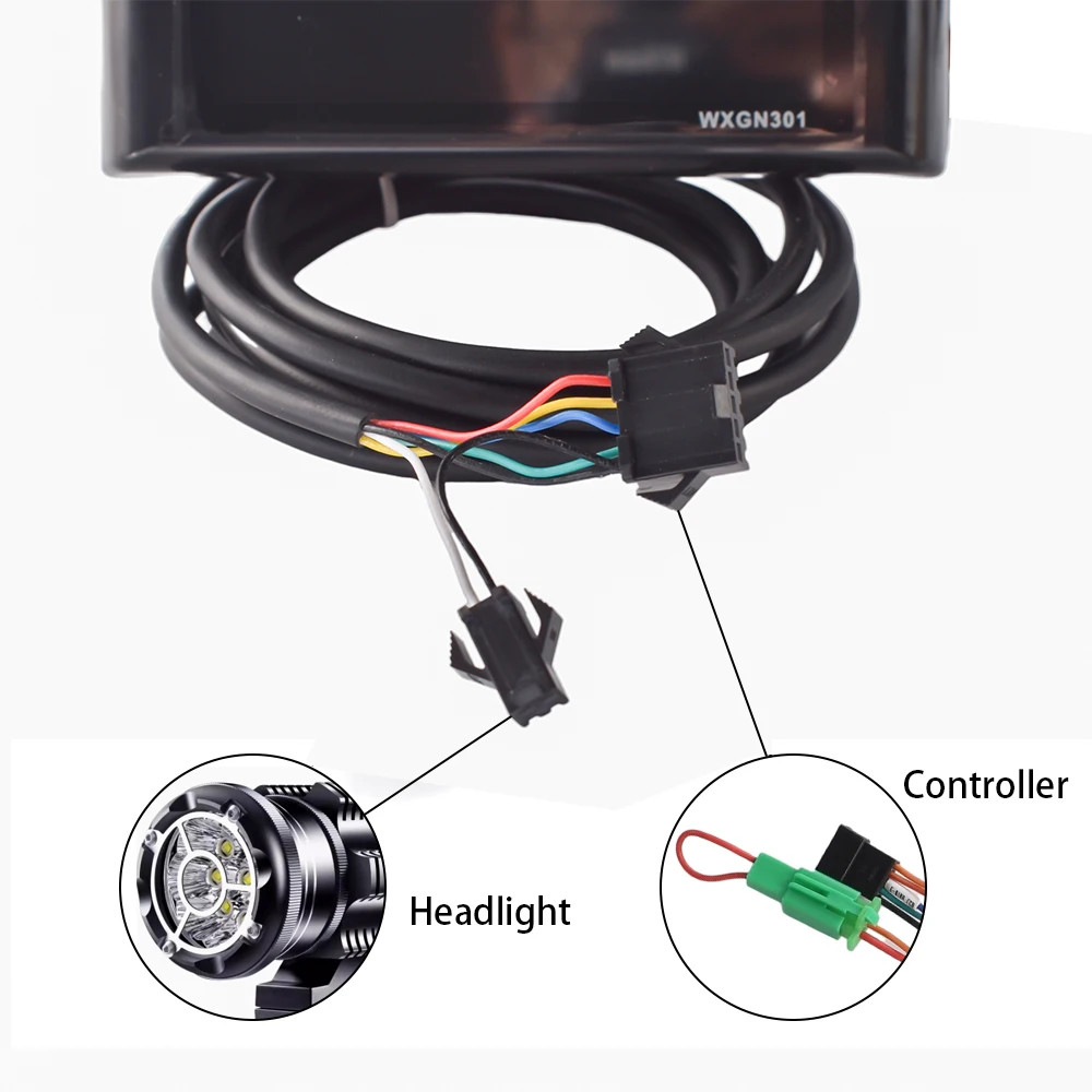 Universal 36V-72V BLDC Controller Kit 600W 20A with LCD Display E-Bike Scooter