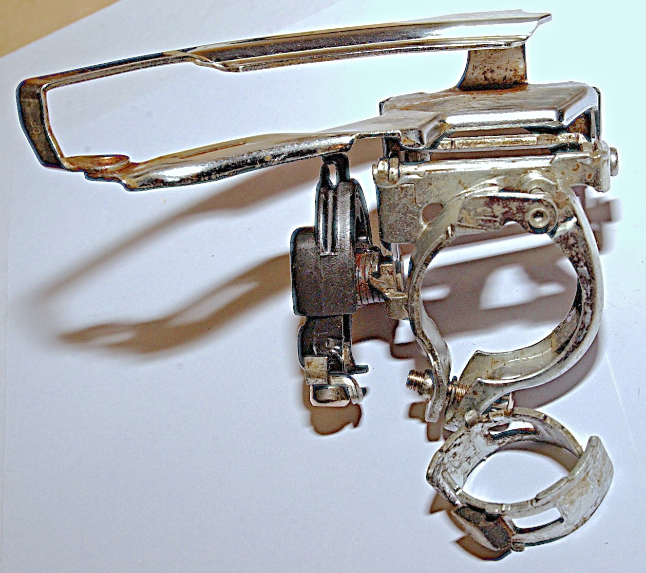 Shimano C050 FD-C051 Front Derailleur 34.9/31.8mm Touring MTB, 3×6/7-Spd for 48T