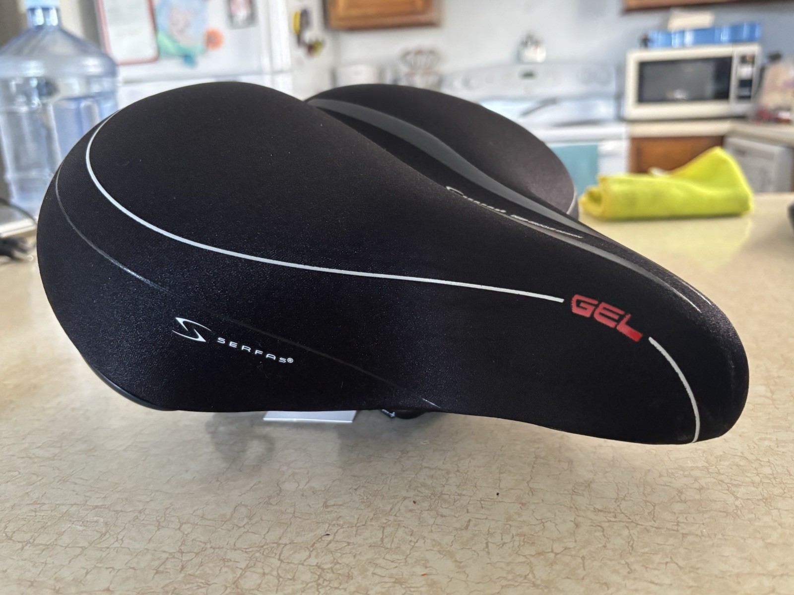 Serfas Cruiser Saddle w/ Lycra Cover Bike Seat 10.5 x 10.5 Inches Bicycle
