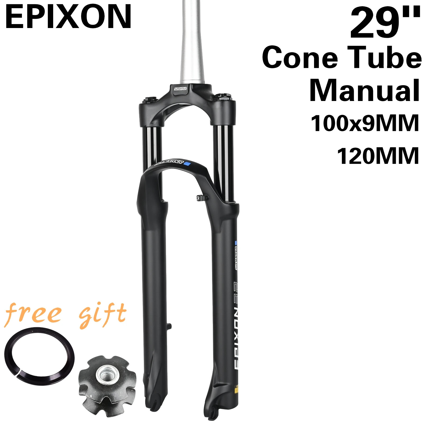 26 27.5 29 Inch Mountain Bike Suspension Fork 100/120mm Air Damping Remote Fork