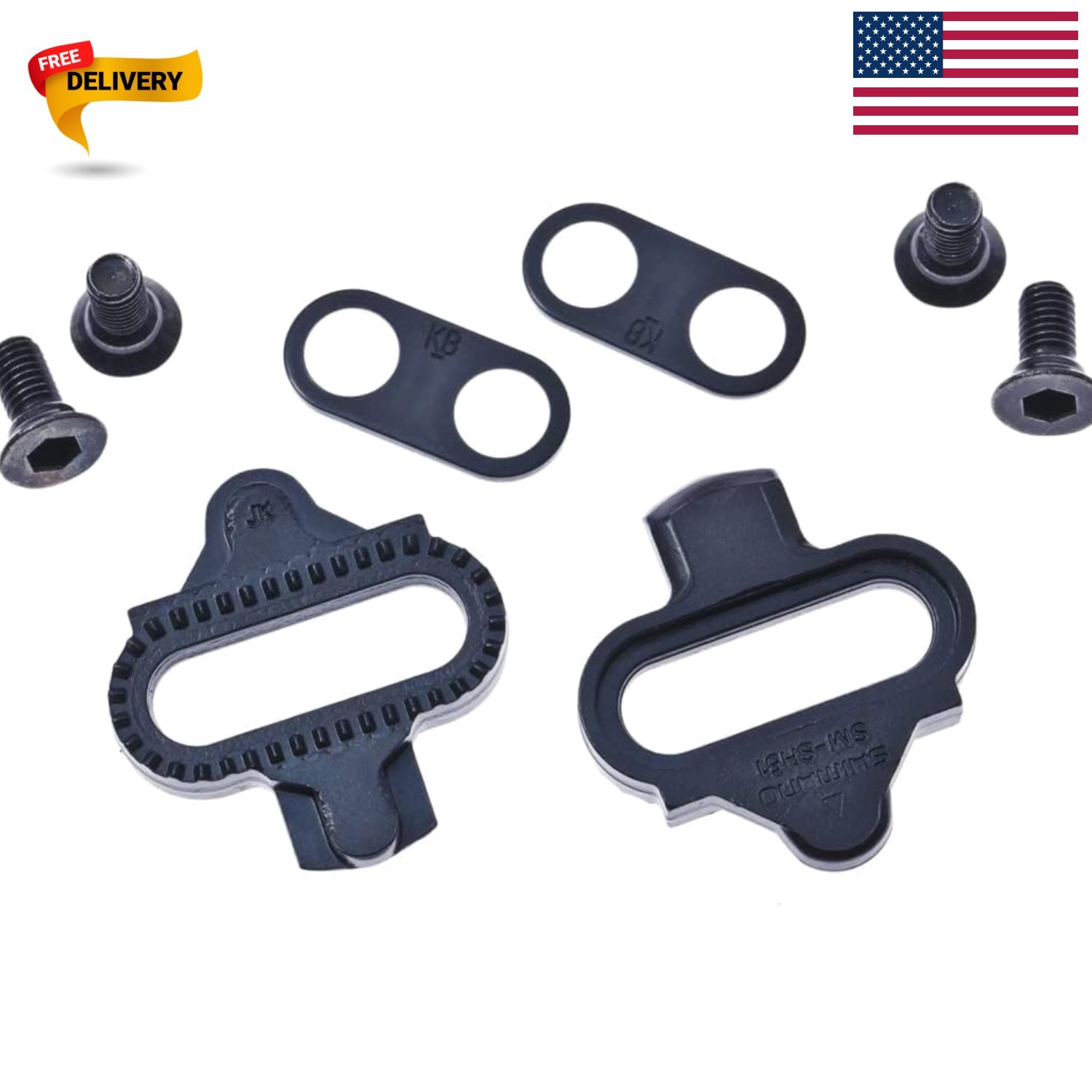 SH-51 SPD Cleat Set – Lightweight Alloy Steel for Superior Cycling Performance