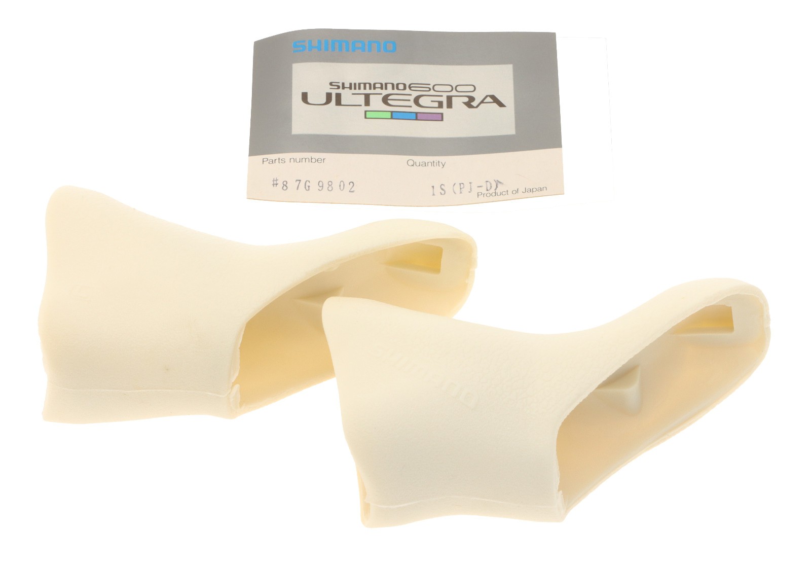 Shimano STI600 Ultegra Brake Hoods Pair for BL-6400 Non-Flightdeck White NEW NOS