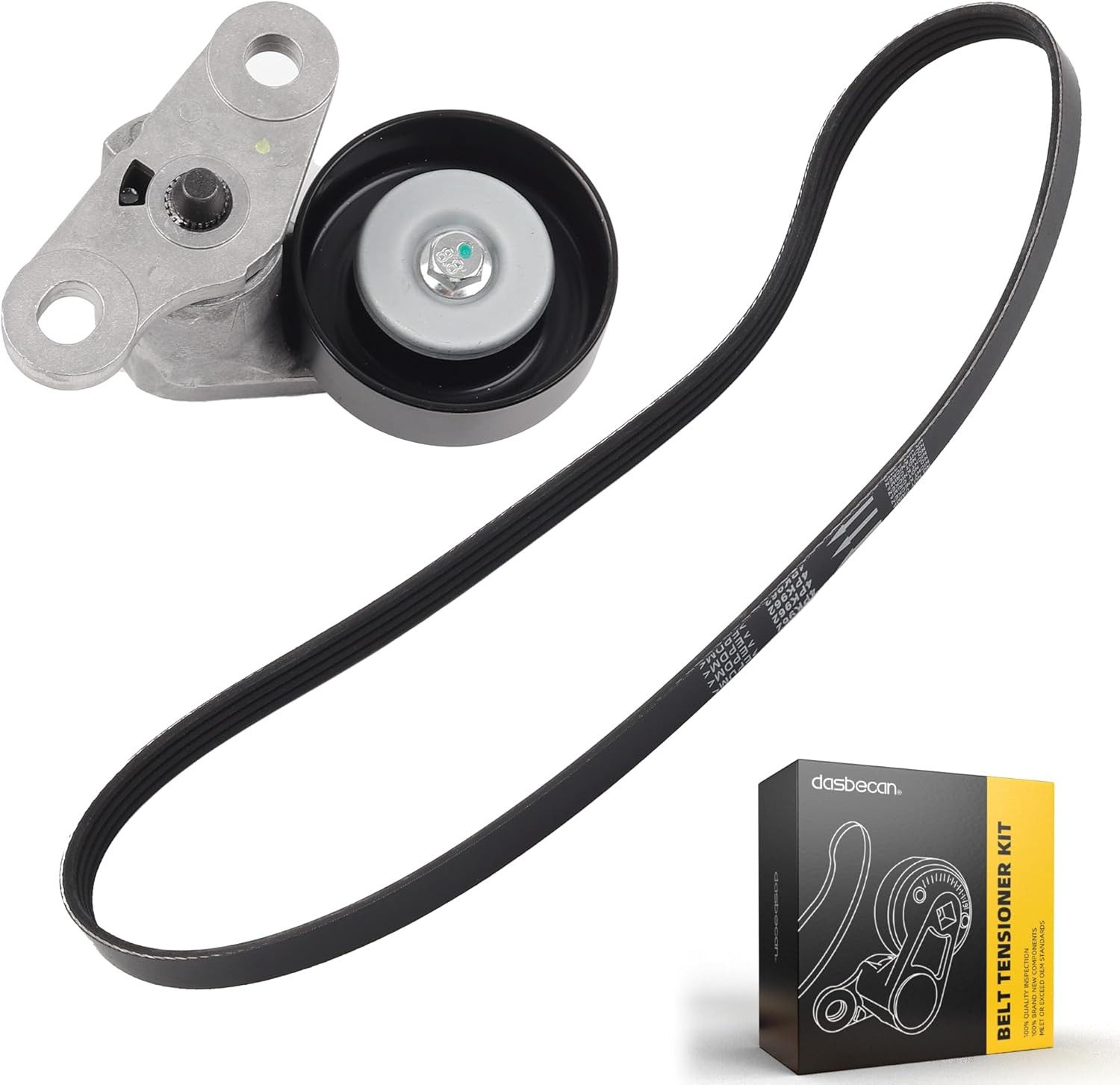 90K-38159 A/C Belt Tensioner Kit Compatible with Chevy Tahoe 2000-2008, Gmc Y…