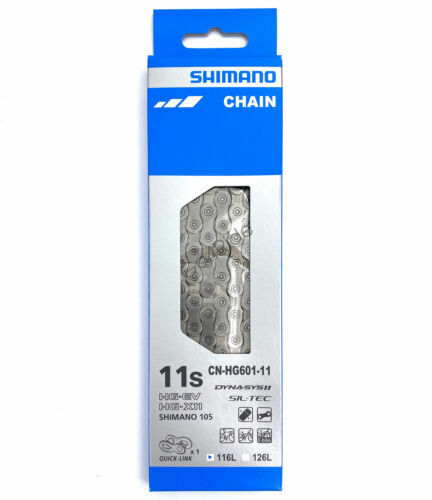 Shimano CN-HG601 11 Speed Bike Chain 116 Links Silver For Dura-Ace/XTR Road Bike