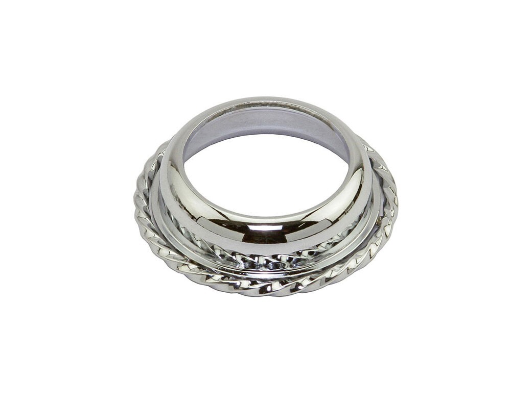 F&R LOWRIDER 51MM LONG SQUARE TWISTED CHROME BOTTOM BRACKET STEEL CUP.
