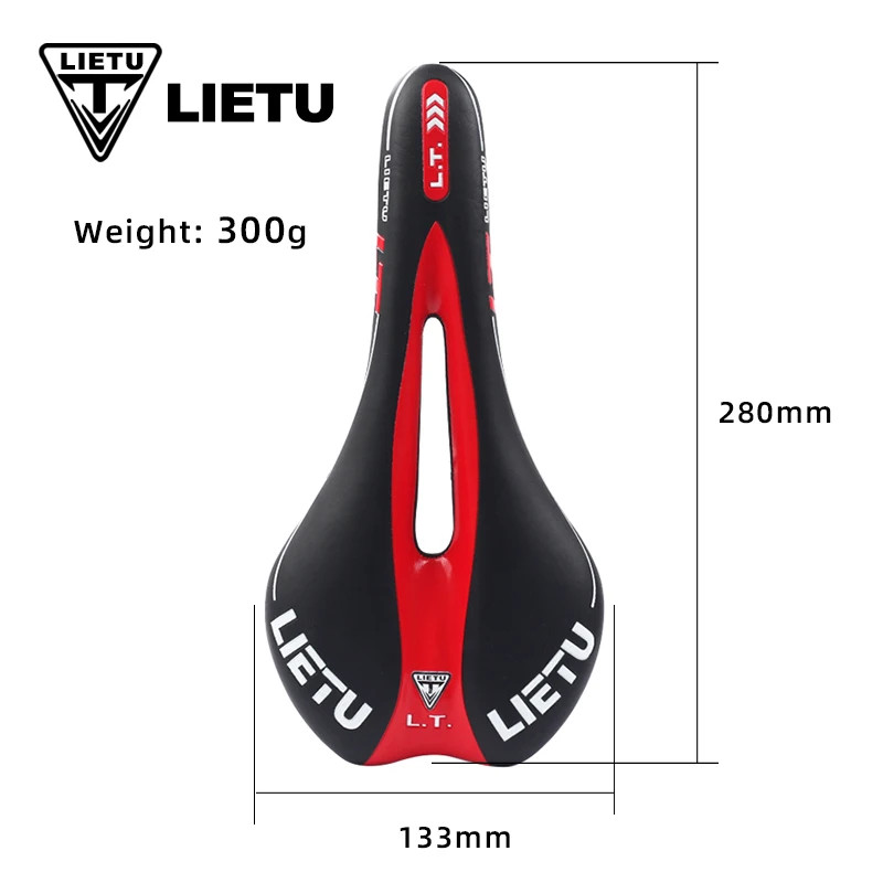 LIETU Bicycle Saddle MTB Road Bike Cycling Silicone Skid-Proof Saddle Seat Silic