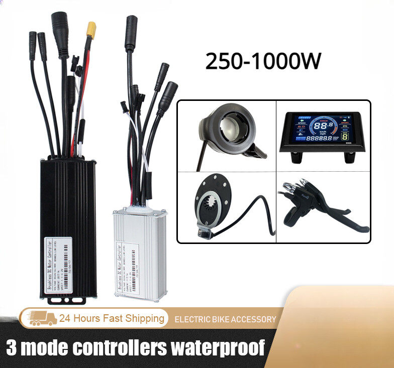 E-Bike 3 Mode Controller Motor Brushless Controller 250W-1000W with LCD Display