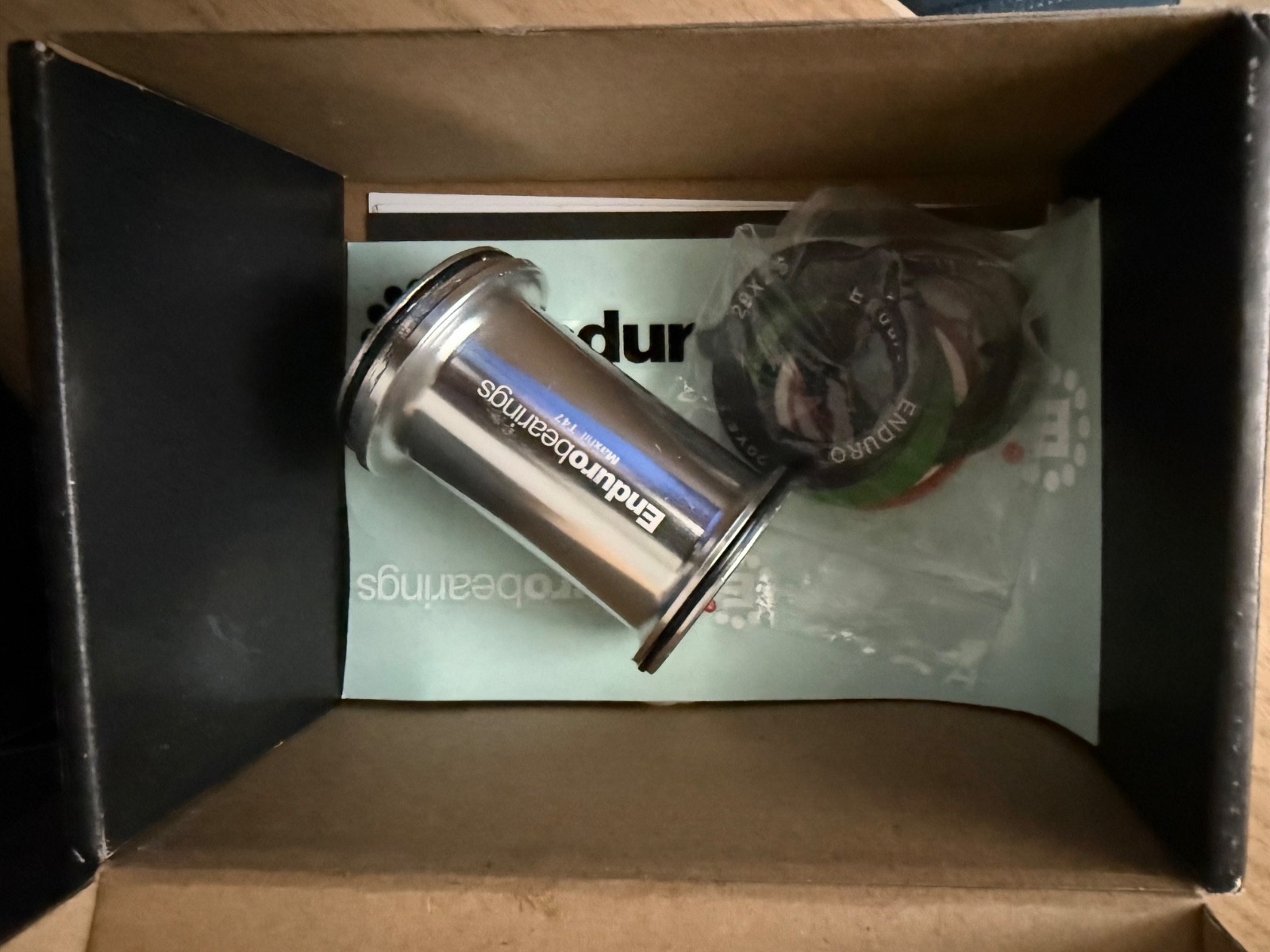 Enduro Maxhit T47 DUB Internal Bottom Bracket – Stainless Steel, Heavy-Duty