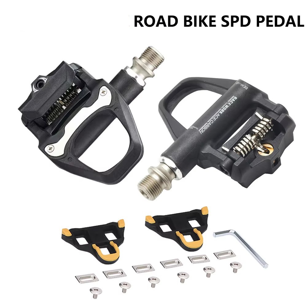 Road Bike Pedal Bicycle Locking pedals Cycling Bearing Cleats Clipless Pedal