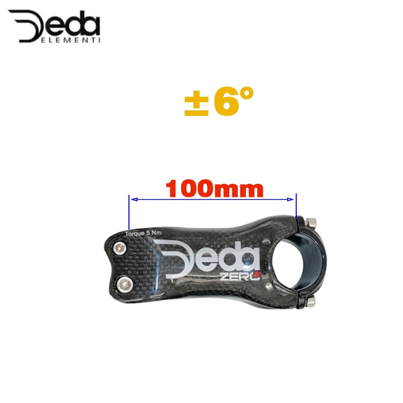 6 17 Angle Road Carbon Bicycle Stem 31.8*70-130mm Mountain Bike Carbon Stem