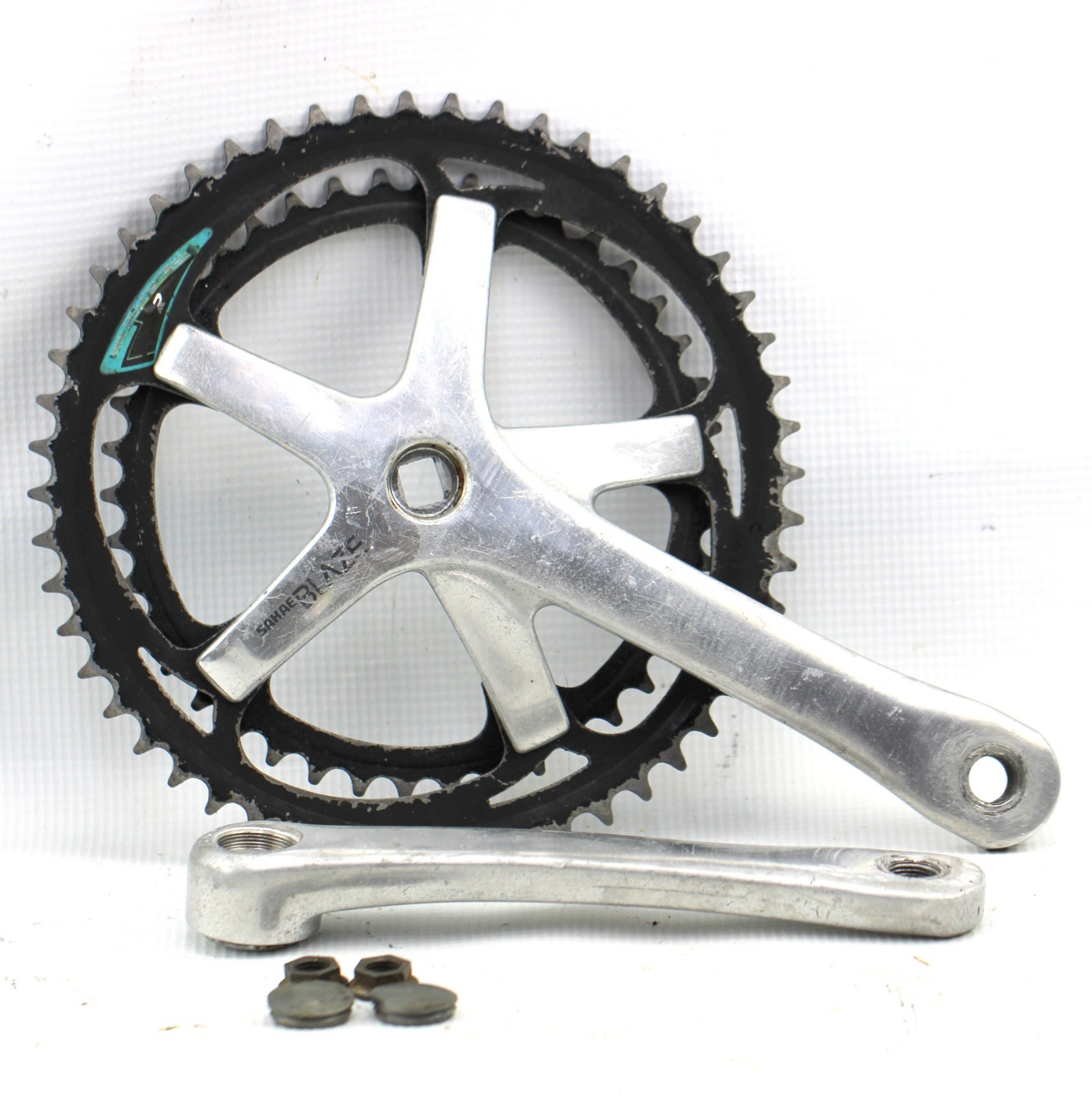 SAKAE BLAZE CRANKSET 42-52t Square Taper Double 930g Road Bike 175mm
