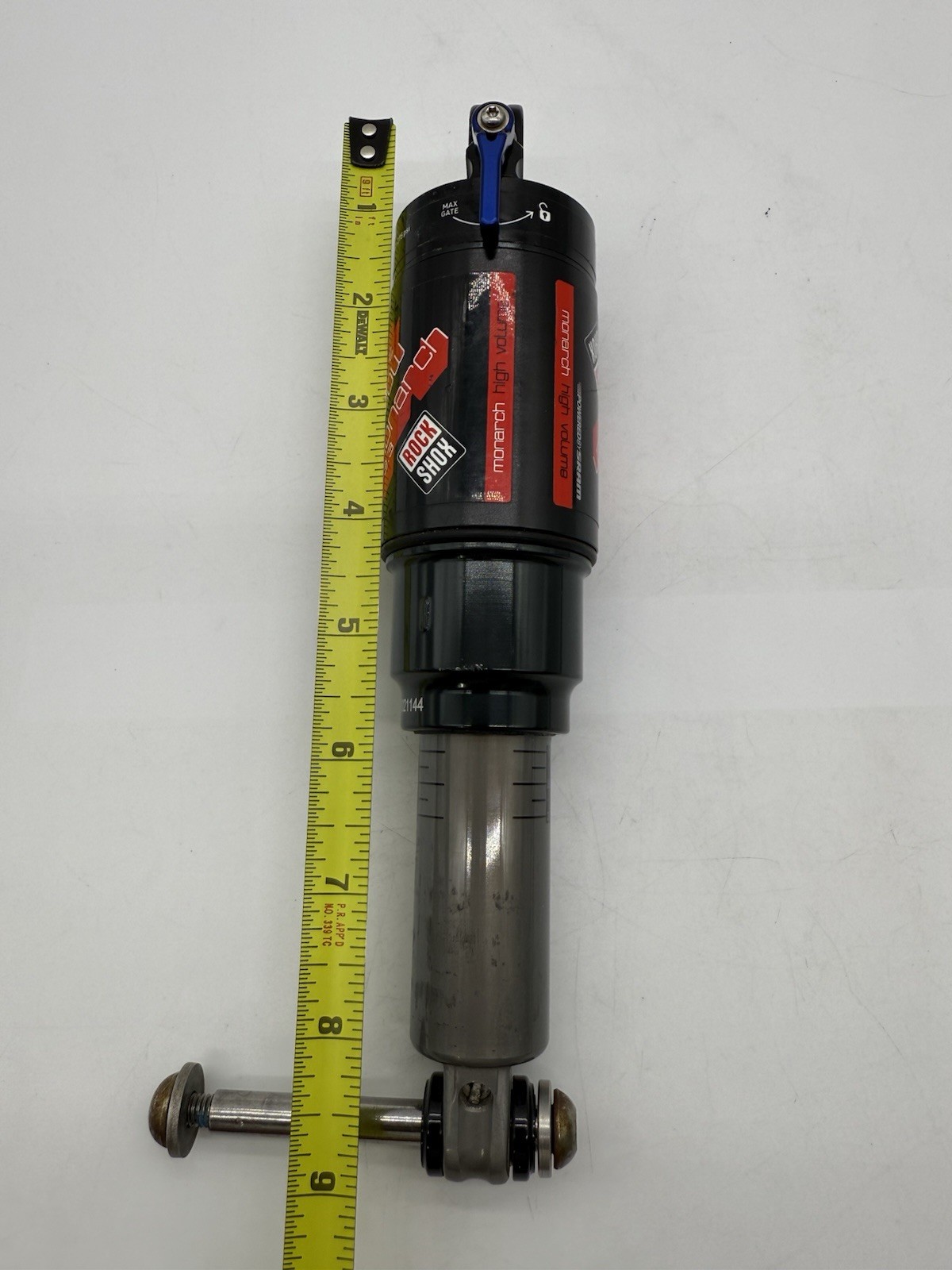Rock Shox Monarch 3.3 Rear Shock For Parts or Repair Untested Incomplete