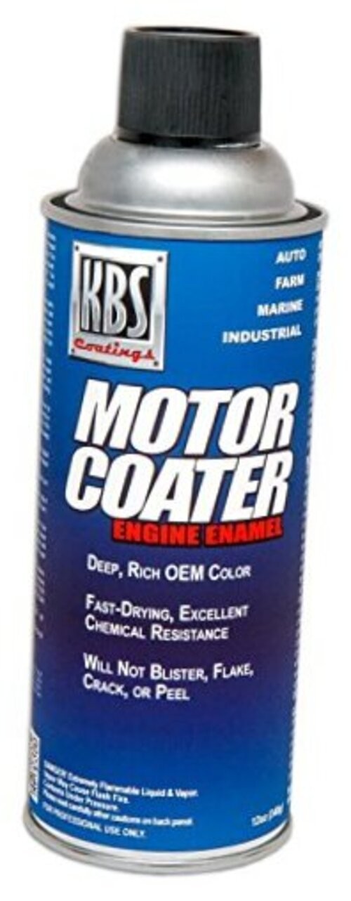 KBS Coatings 60101 Motor Coater Engine Paint 12 Fl Oz (Pack of 1) Chevy Orange