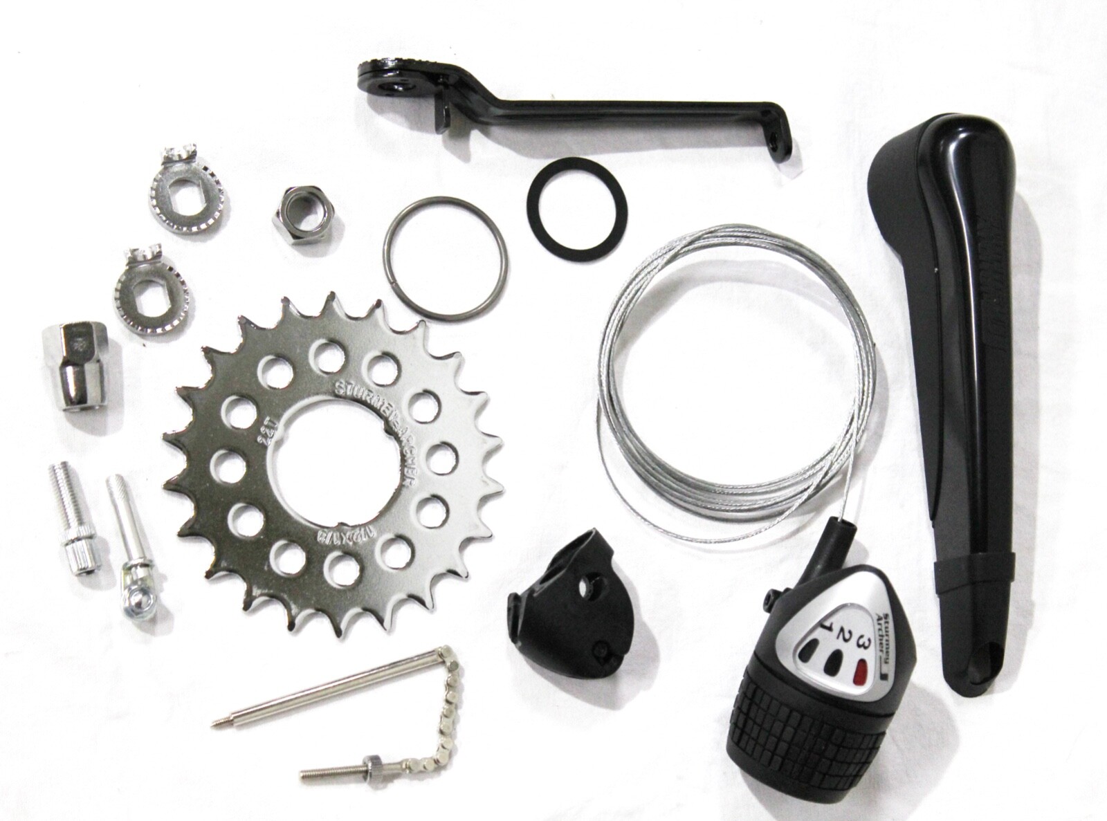 STURMEY ARCHER 3-SPEED SX-RK3 HUB KIT IGH FAT HUB 170MM INTERNAL GEARED SET