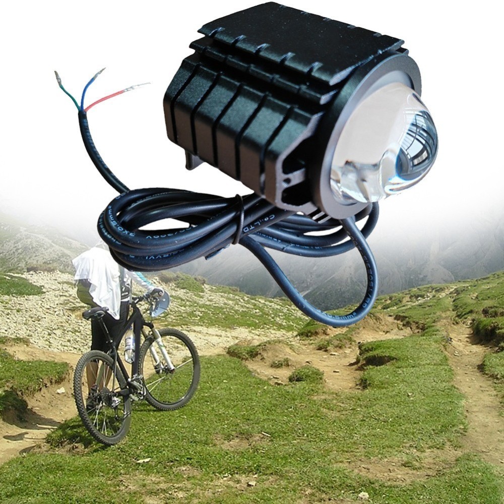 Adjustable Modes Ebike Headlight Aluminum Alloy Construction Bright Illumination