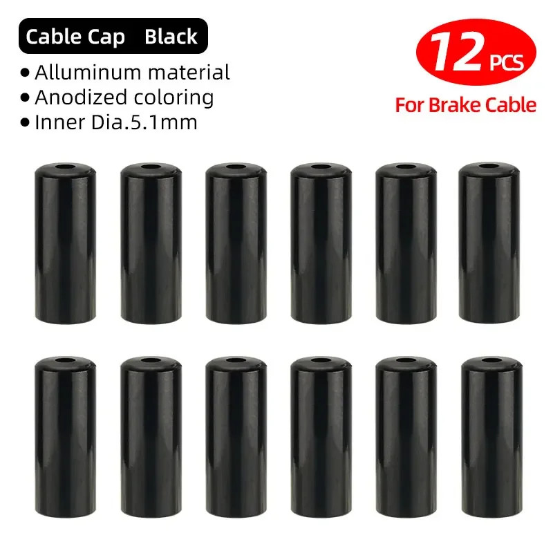 5mm Bike Brake Cable End Caps Alloy Ferrules MTB Road Shifter Crimps