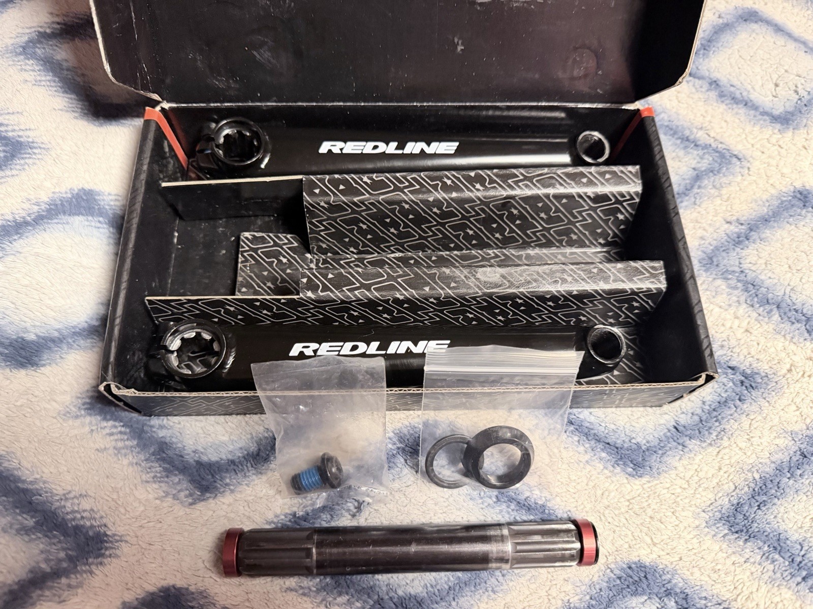 Redline MONSTER ll Black 175mm 🔥BMX🔥 Crankset (BOTTOM BRACKET NOT INCLUDED)