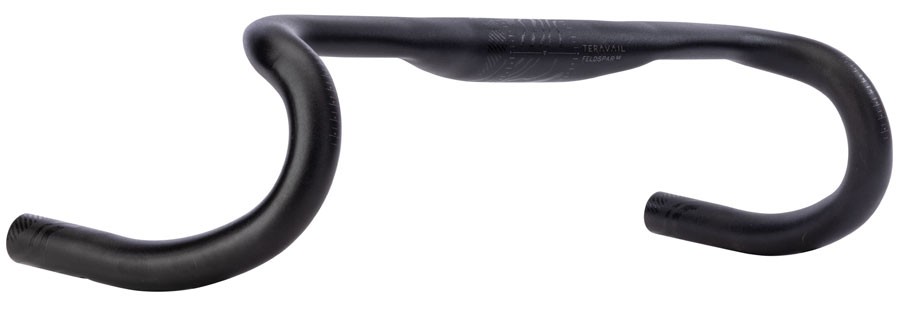 Teravail Feldspar SE Drop Handlebar – Aluminum, 31.8mm, 40cm, Black