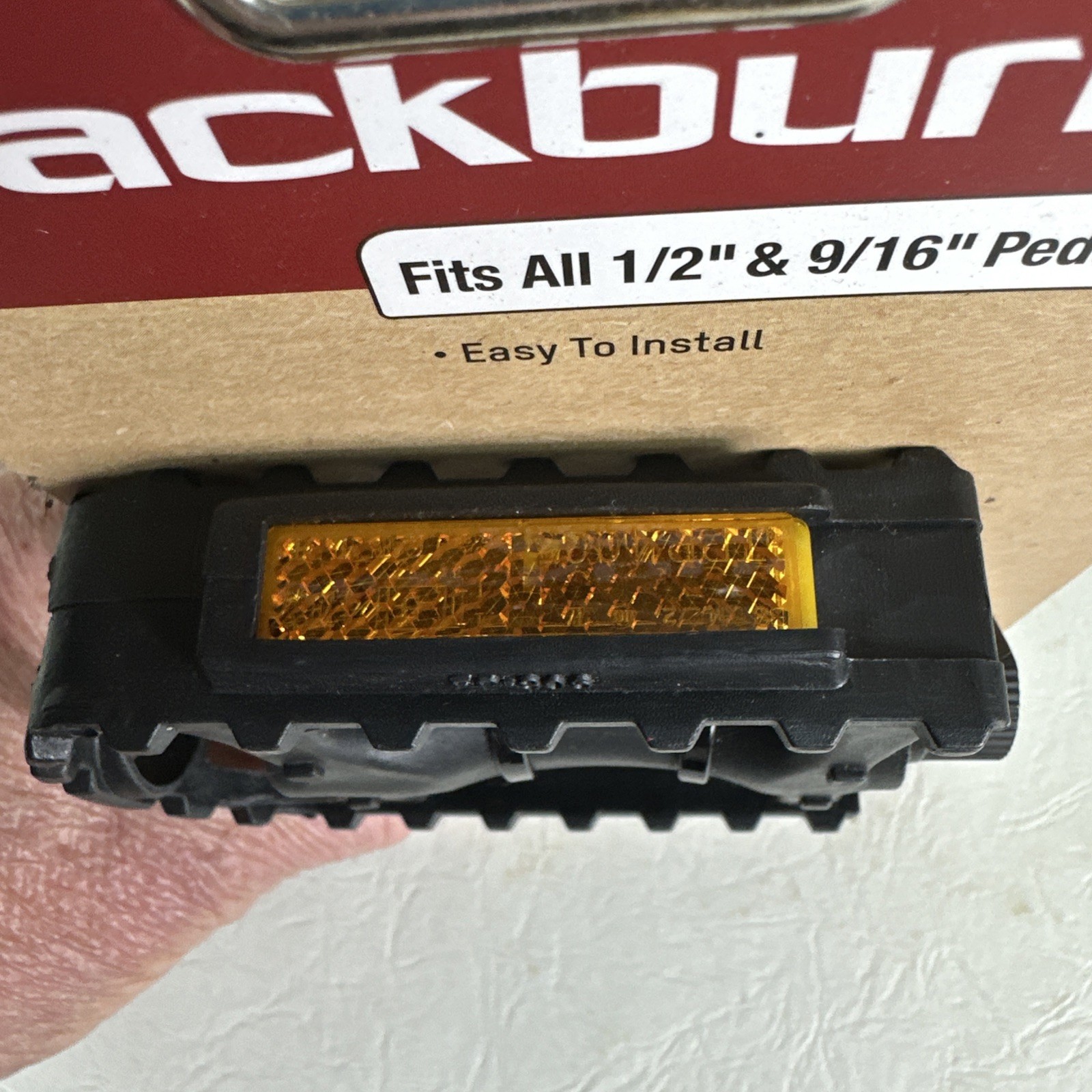 2 Sets Blackburn Universal Fit Pedal Set – Fits All 1/2″ & 9/16″ Threads – NEW