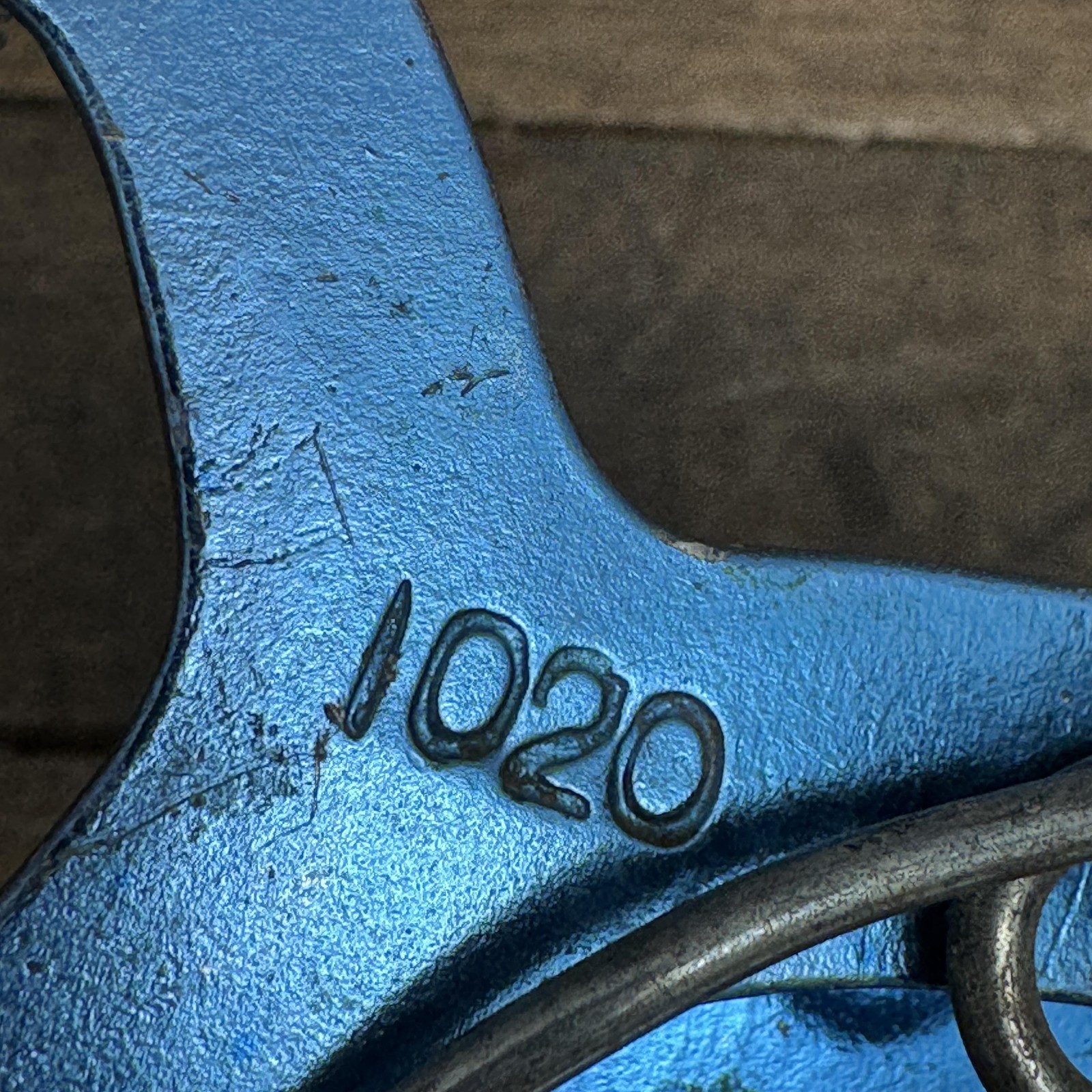 Vintage 1020 Side Pull Caliper Brake Blue Single BMX Road Bike 80s