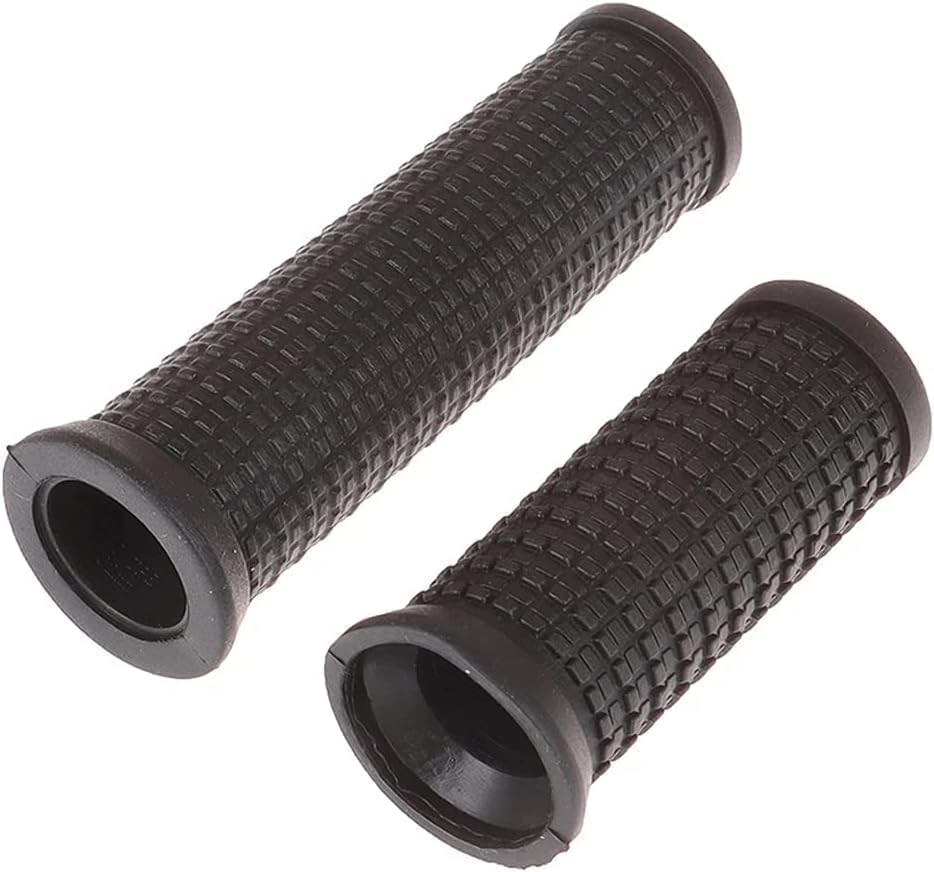 2Pcs Black Bike Long/Short Handlebar Grips for Twising Shifter, Shockproof