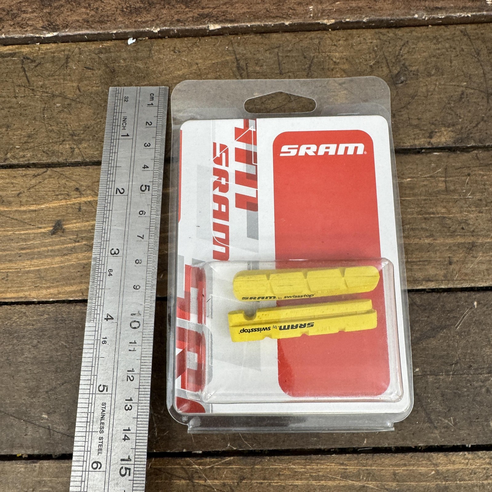 SRAM Road Brake Pad Inserts Yellow Carbon Rim SwissStop 11.5115.000.010