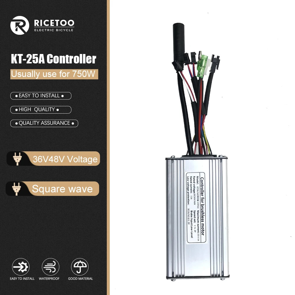 250W-3000W E-bike Controller 15A-50A Sinewave SquareWave Controller Motor