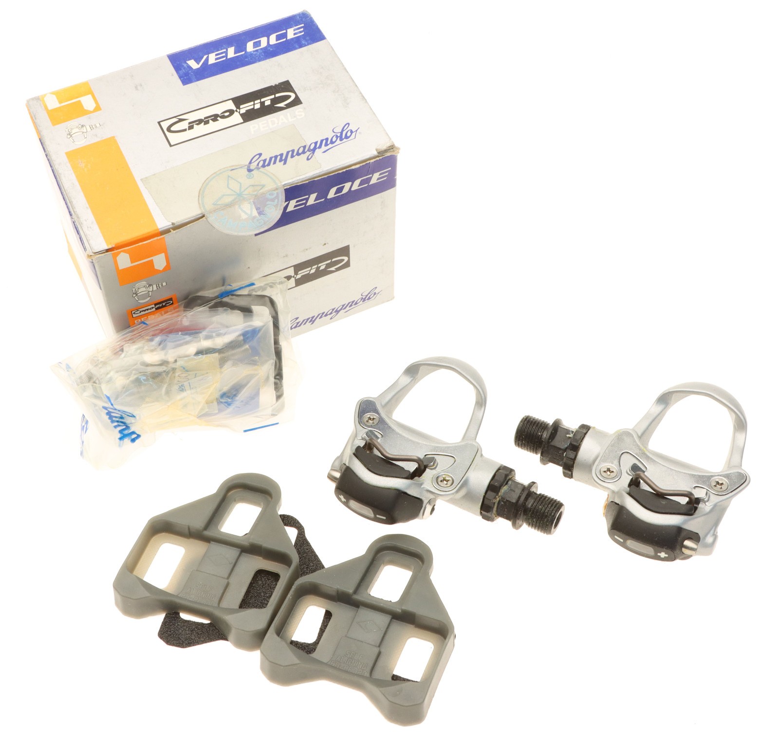 Campagnolo Veloce Pro-Fit Clipless Road Pedals PD-32VLQR 1999 NOS NEW