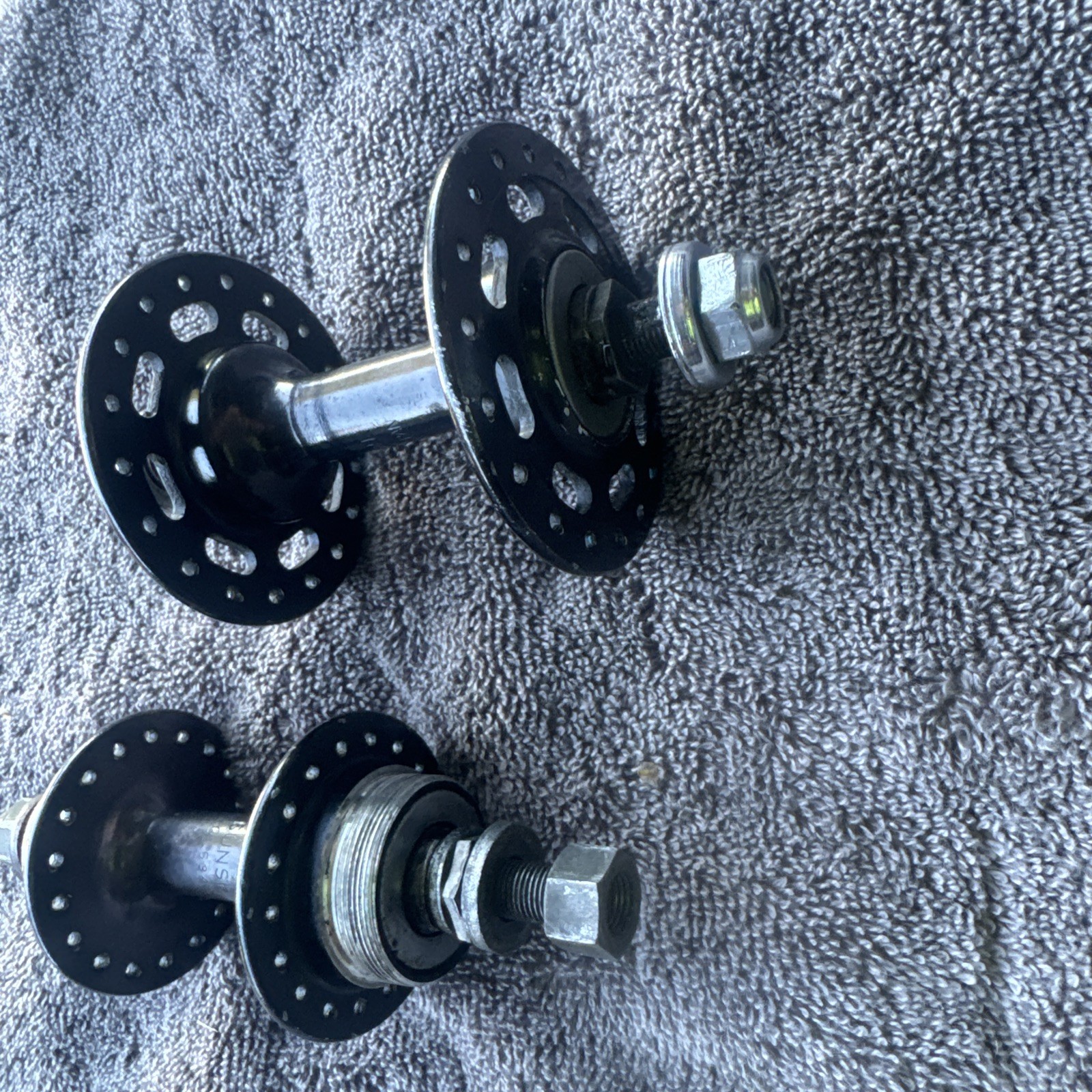 Old School Vintage Sunshine Bmx Hubs 36 Hole Black Fits Gt Haro Hutch Redline Se