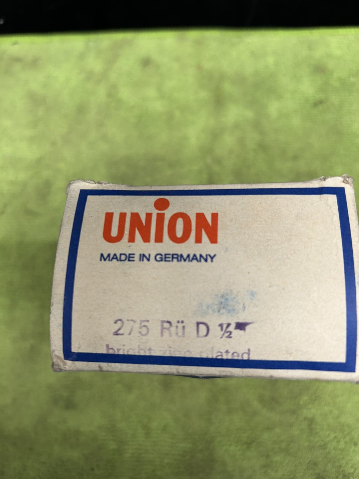 VINTAGE NOS UNION PEDALS BLOCK 1/2 “ MUSCLE BIKE RUBBER 3” GERMANY
