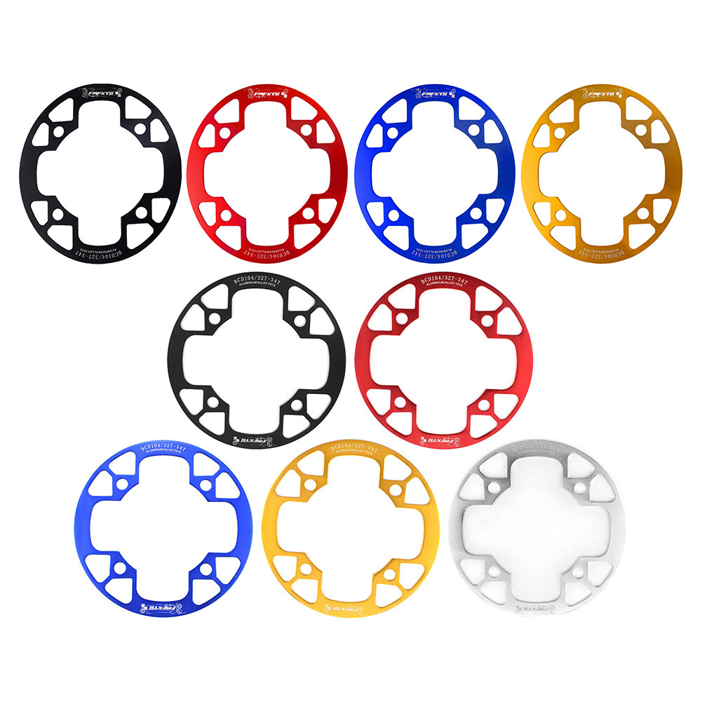 Aluminum Chainring Guard 104BCD 32-42T MTB Bike Crankset Sprockets Chainwheel