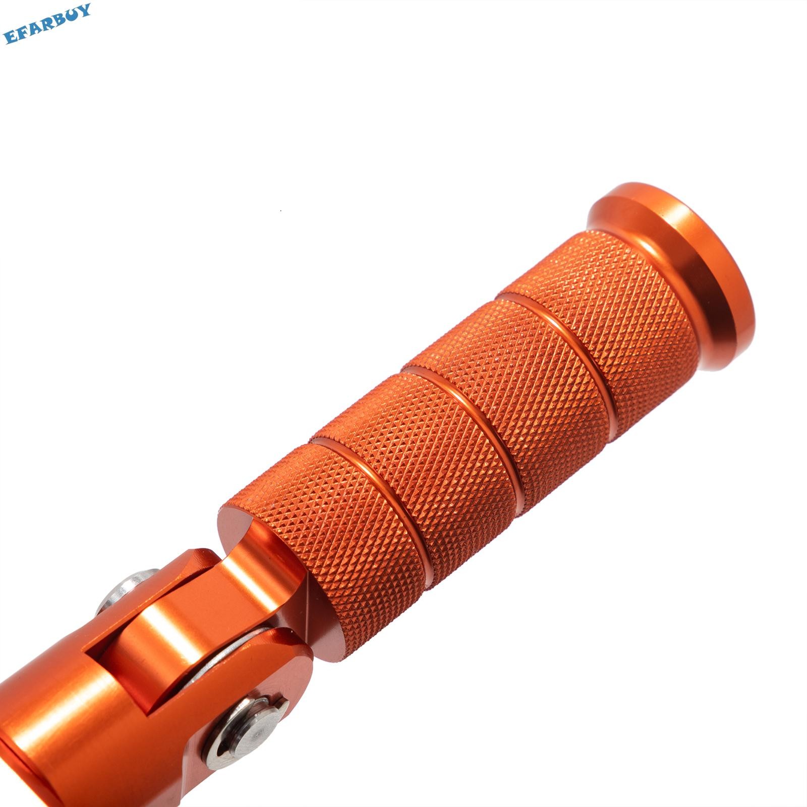 Orange Pair Stunt Foot Pegs Pedal For Sur-Ron Light Bee LB X For eride pro ss