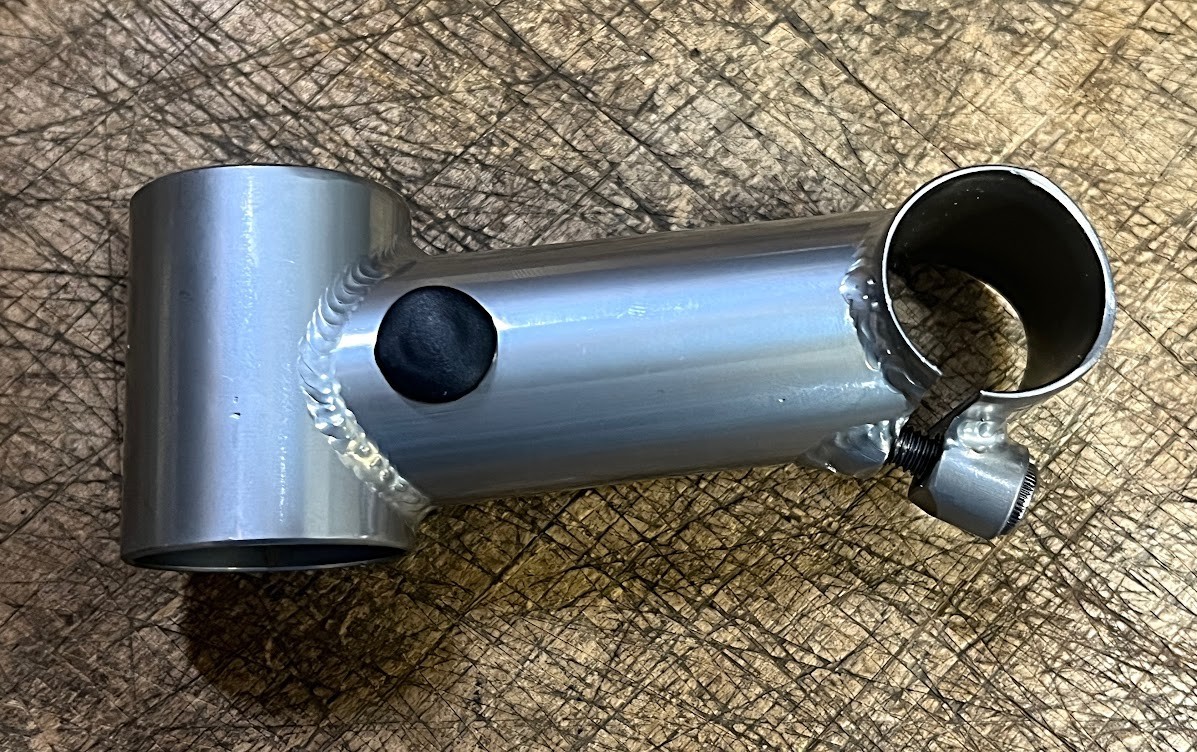Threadless 1 1/4 Stem for Vintage MTB / Tandem – 90mm Length / 3* Rise – NEW