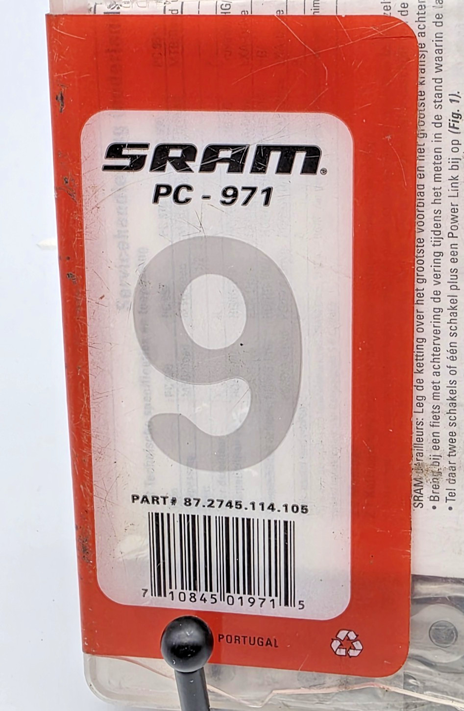 SRAM PC-971 PowerChain bicycle chain 9 speed bikes NIB Part # 87.2745.114.105