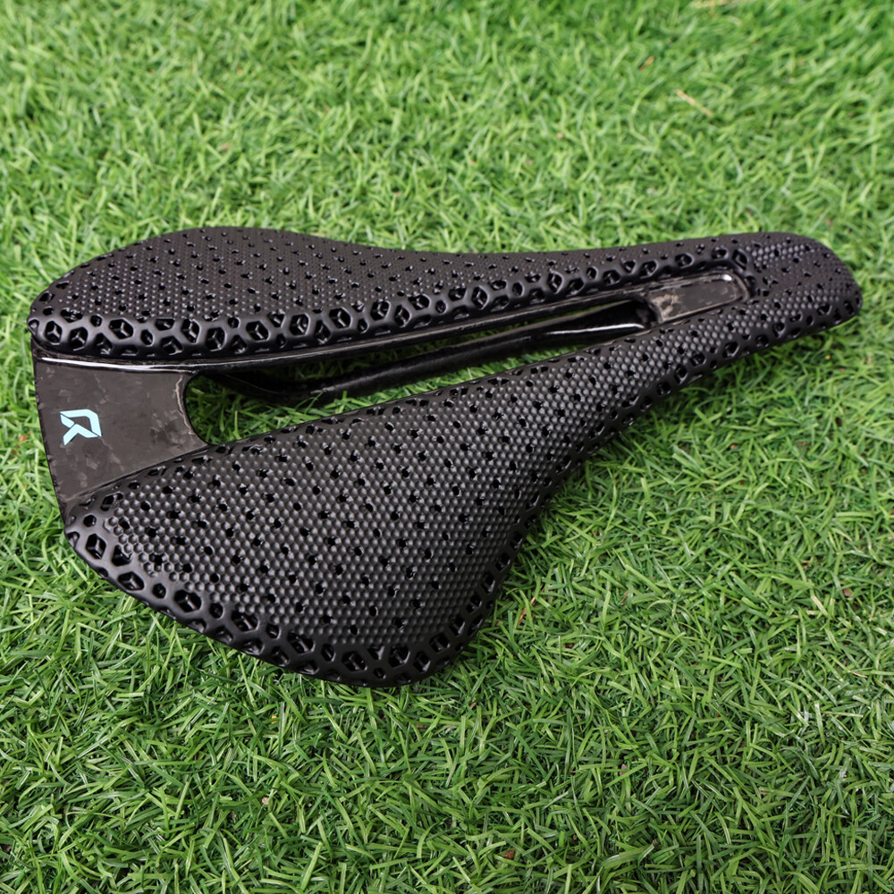 Full Carbon 3D Printed Bicycle Saddle 155/152mm 7x9mm Road MTB Bike EVA Saddle