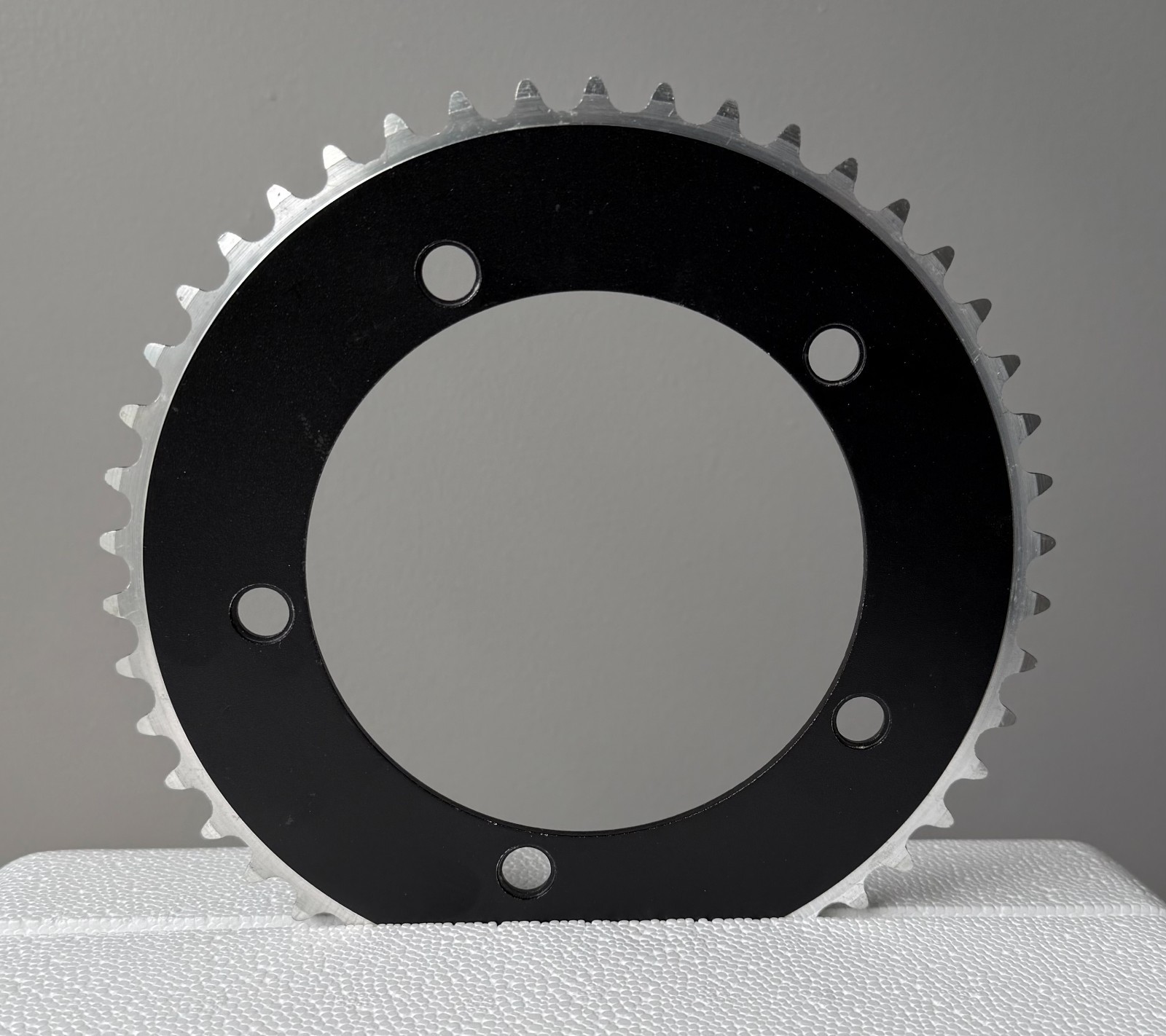 Black NOS 1/8” Track Or Single Speed Fixed Gear Chainring 46T / 130 BCD