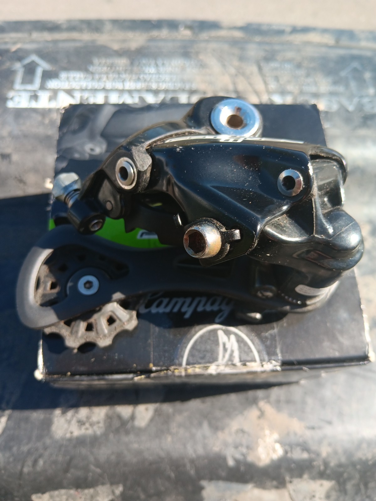 Campagnolo Potenza 11 Speed Black Rear Derailleur Campy Mid Cage Medium