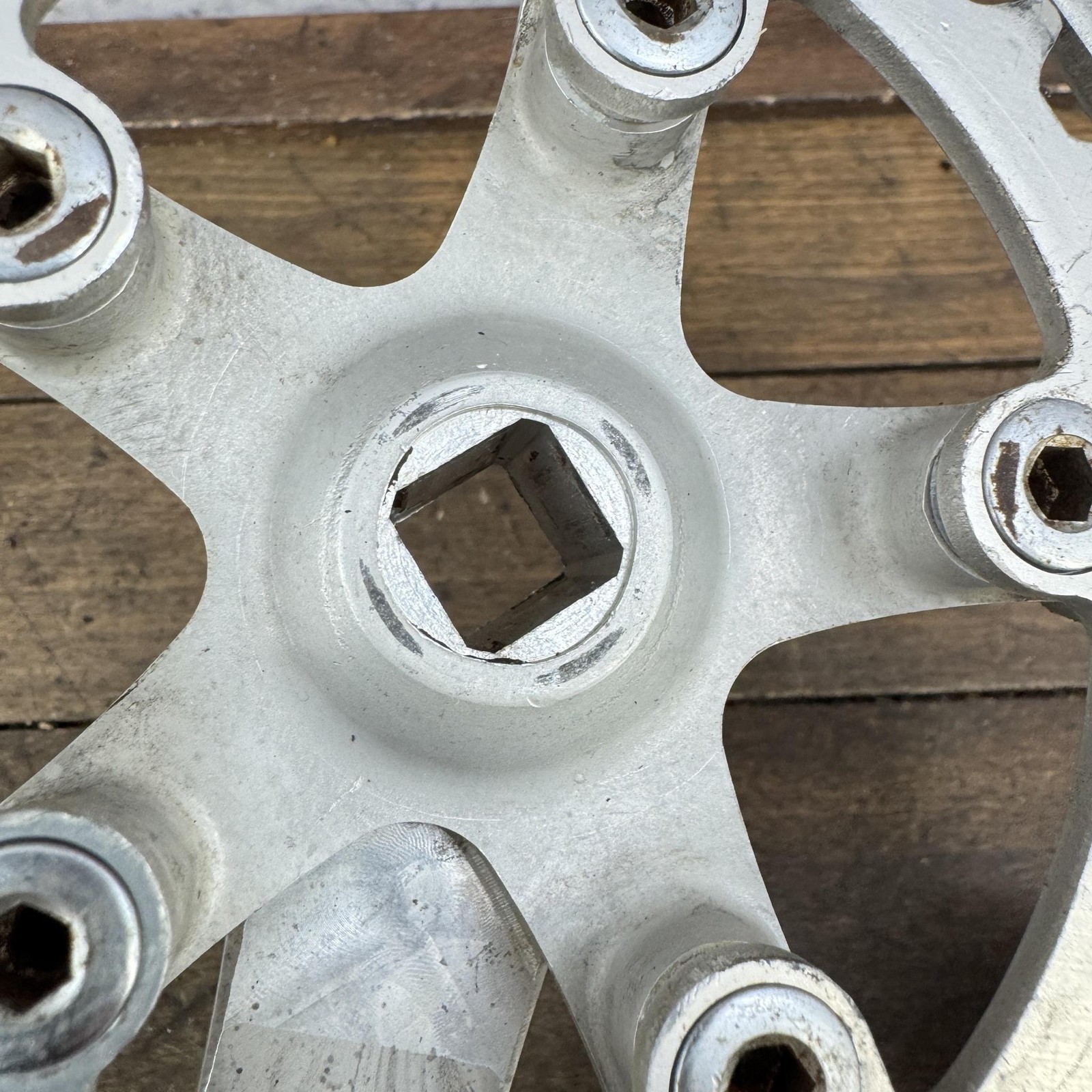 Vintage Shimano 600 FC-6206 Crank Set 170 Biopace Triple 48 38 28 110 Chainrings