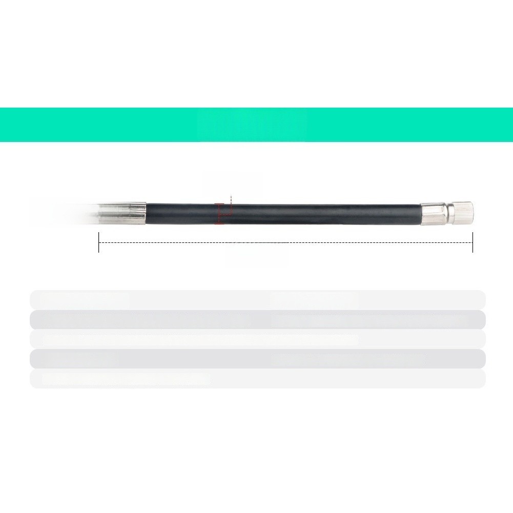 16cm For PRESTA Pump Extension Tube with Brass Connector for Bicycle Inflation