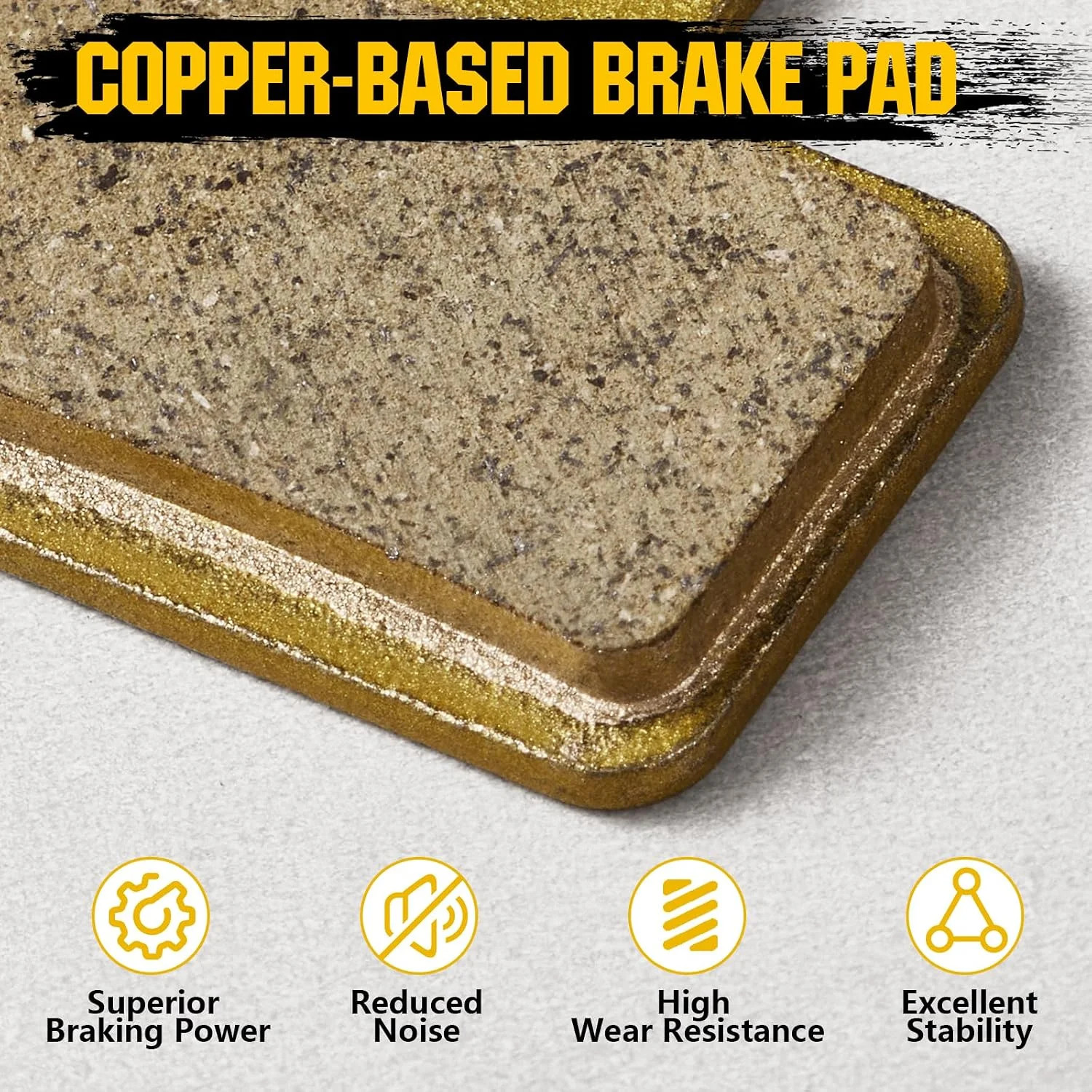 Semi-Metallic Disc Brake Pads for MTB Ebike