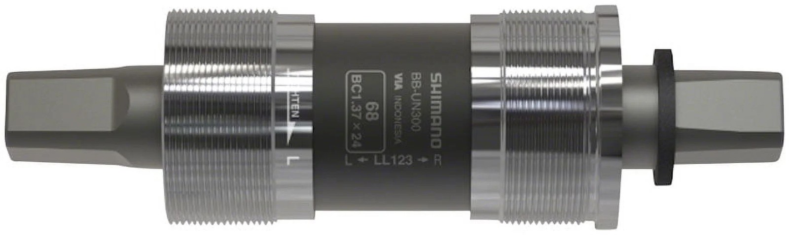 Shimano BB-UN300 Bottom Bracket – BSA 68 x 110mm Square Taper JIS Spindle Silver