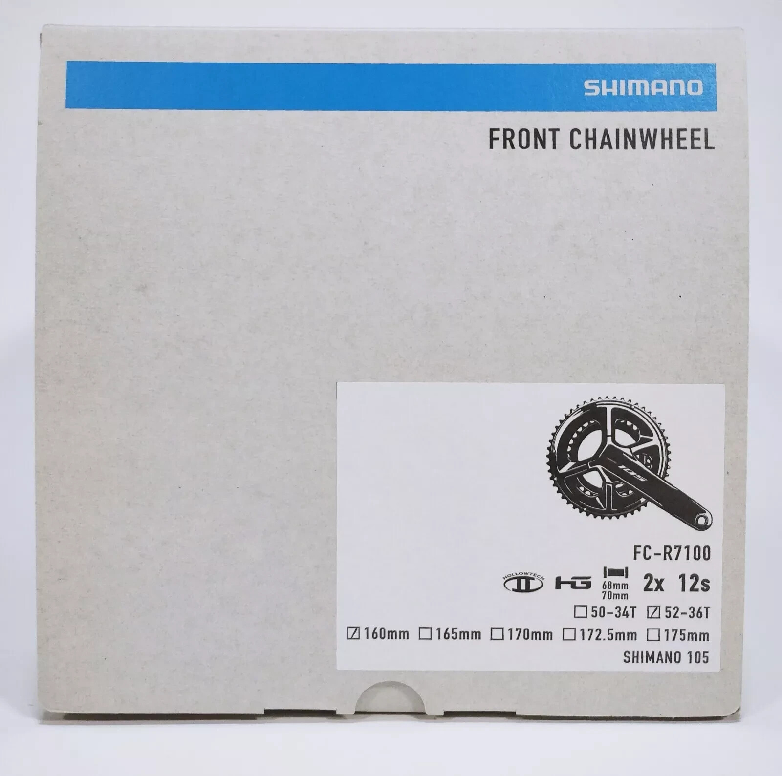 SHIMANO FC-R7100 12ｓ52-36T IFCR7100MX26 Crankset [160mm 165mm 170mm] JAPAN NEW