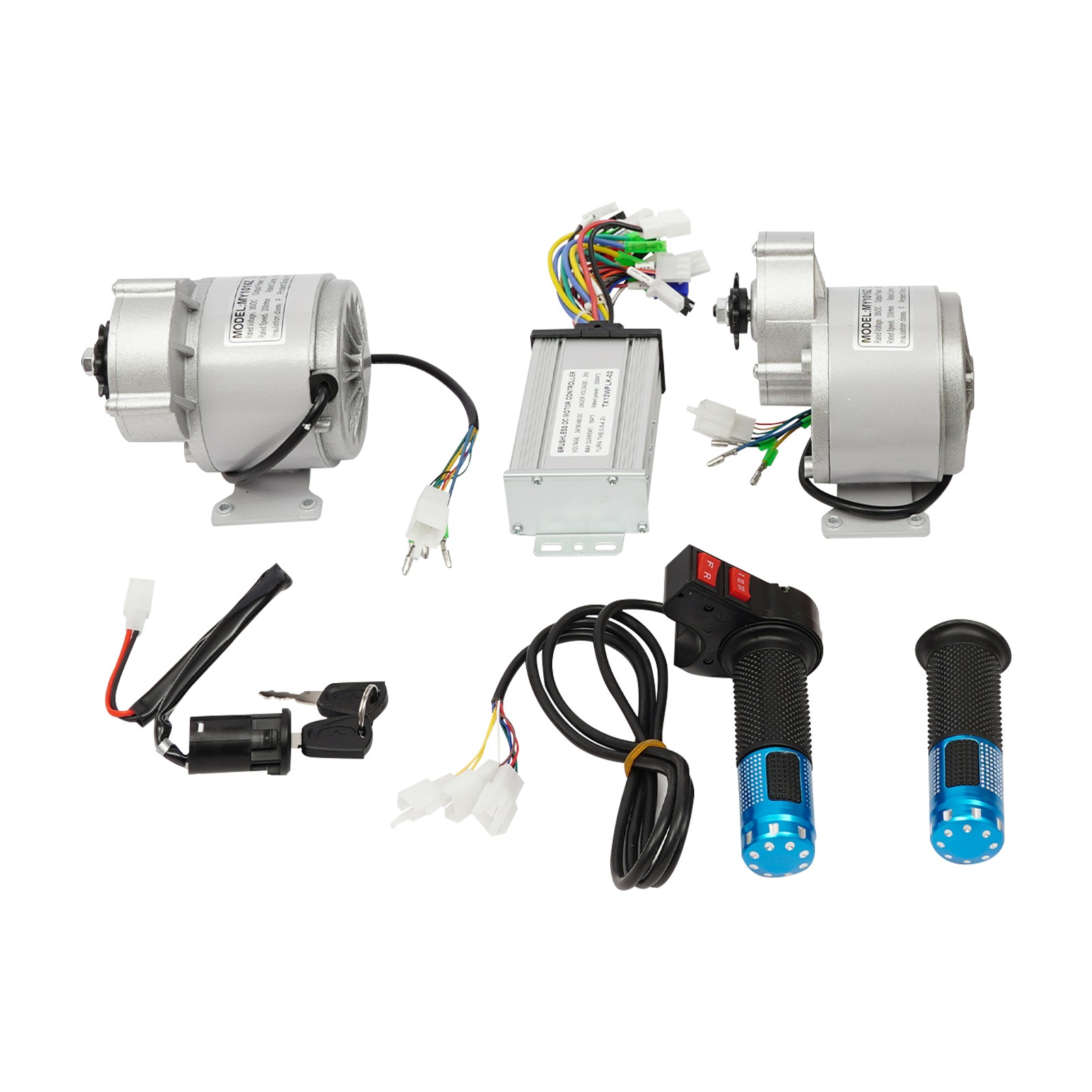 350W Gear Reduction Electric Motor,Electric Bike Motor Kit w/Controller+Throttle
