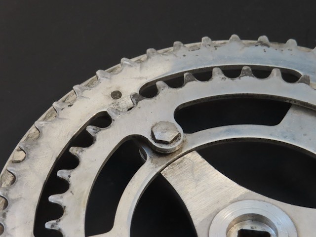 170mm x 116bcd Nervar BSA 3 pin arm aluminum square taper crankset 52/40