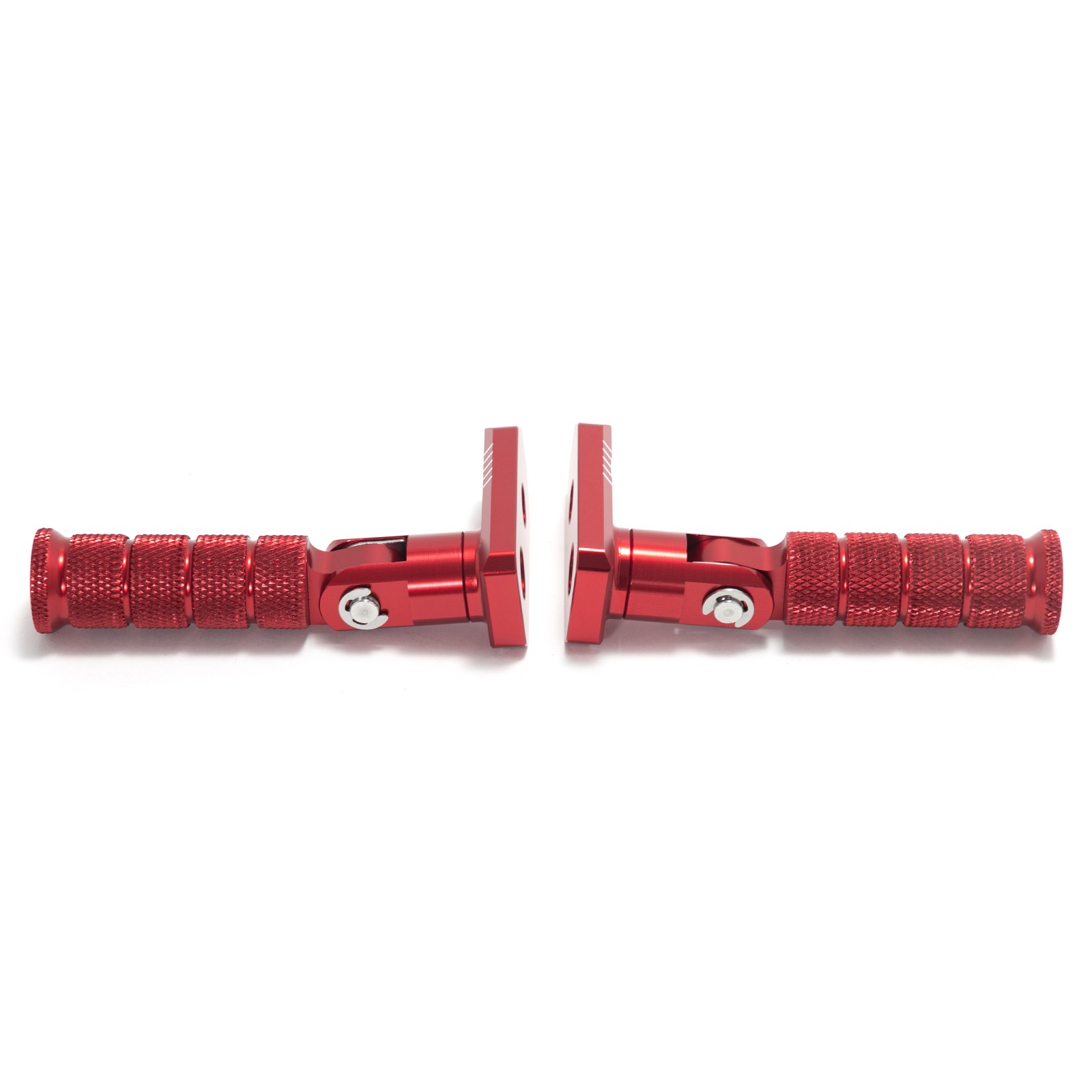 For Apollo RFN E-Bike Red Stunt Foot Pegs Pedals for Beta Explorer Dirt Bike MX