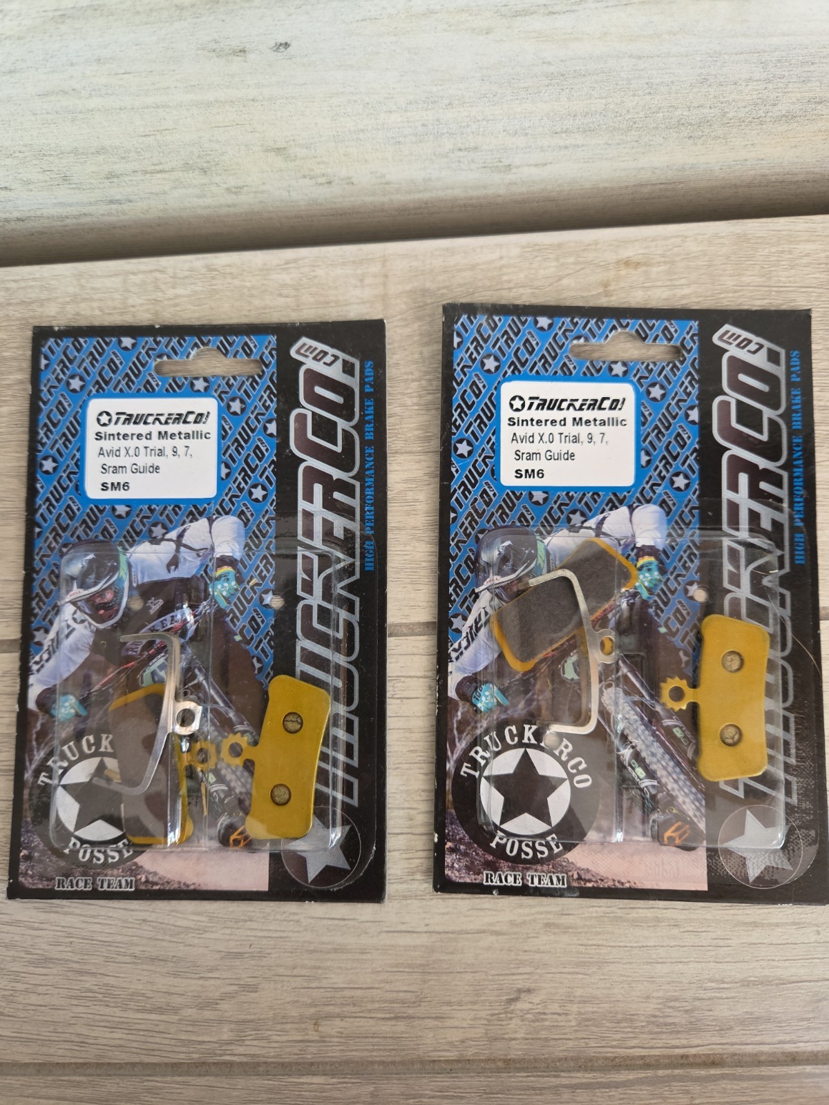 Trucker Co. Sintered Metallic Brake Pads. Avid X.0 Trial, 9, 7, Sram Guide