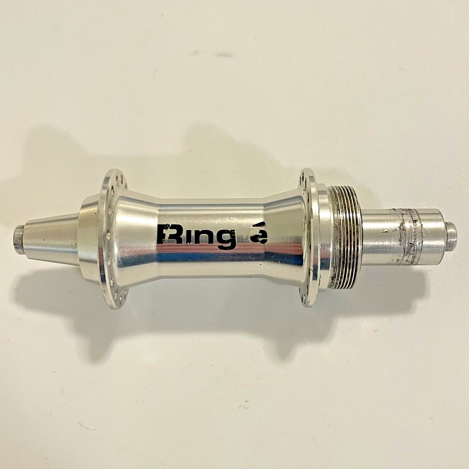 Ringle Bubba Rear Hub 32 Hole 135mm Freewheel Silver ~No Cracks~ Vintage MTB
