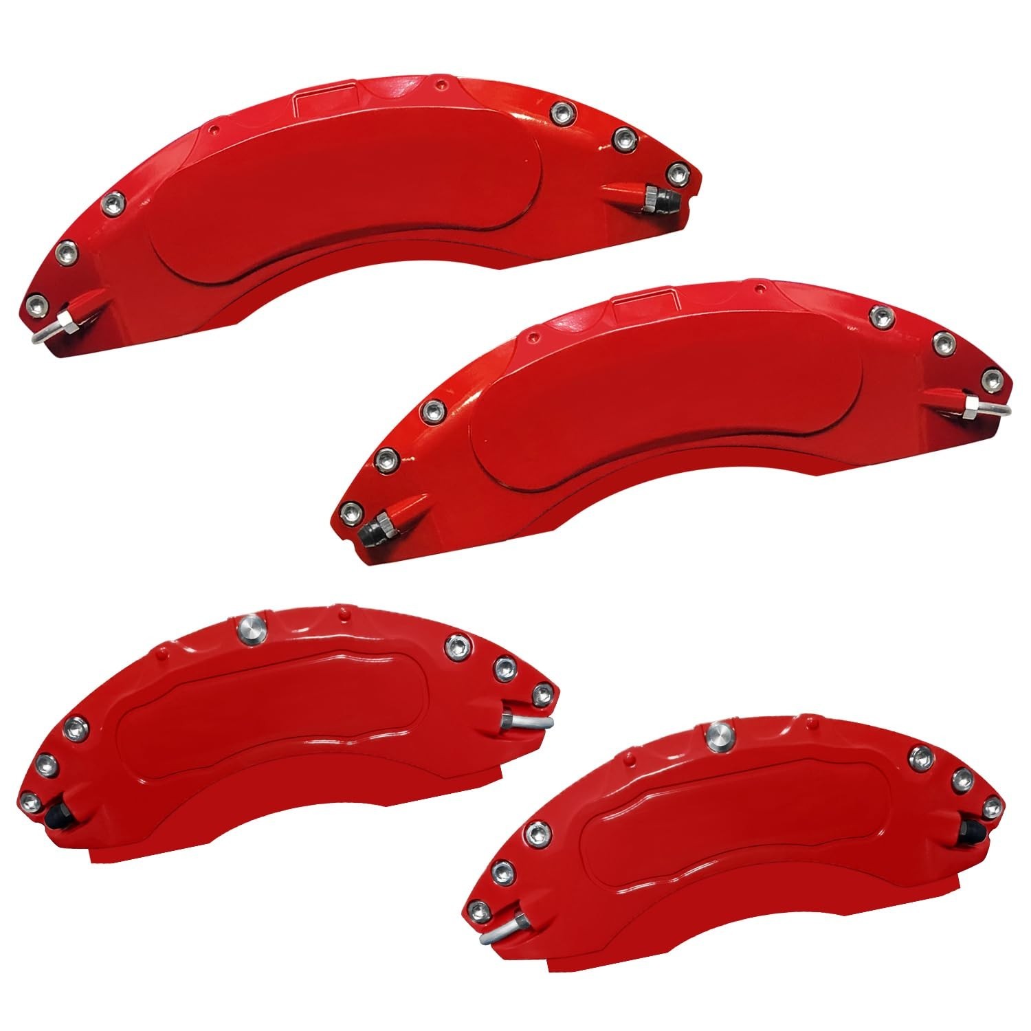 AOOA Caliper Covers Red Brake Aluminum Covers Fits 2019-2025 Infiniti QX50(Se…