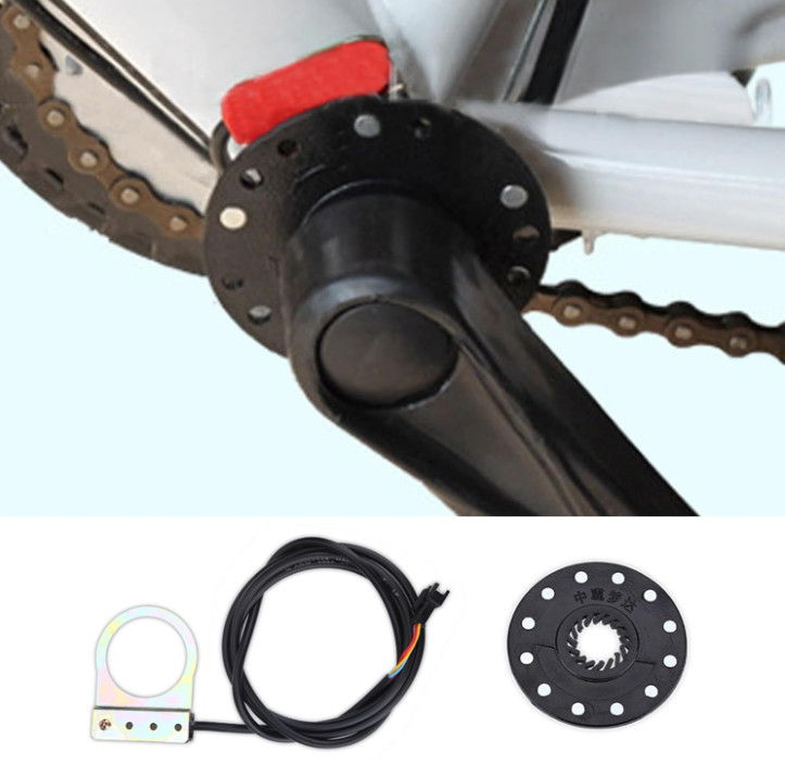 E Bike PAS System Assistant Sensor, 12 Magnets, Electric Power Pedal Assist Sens